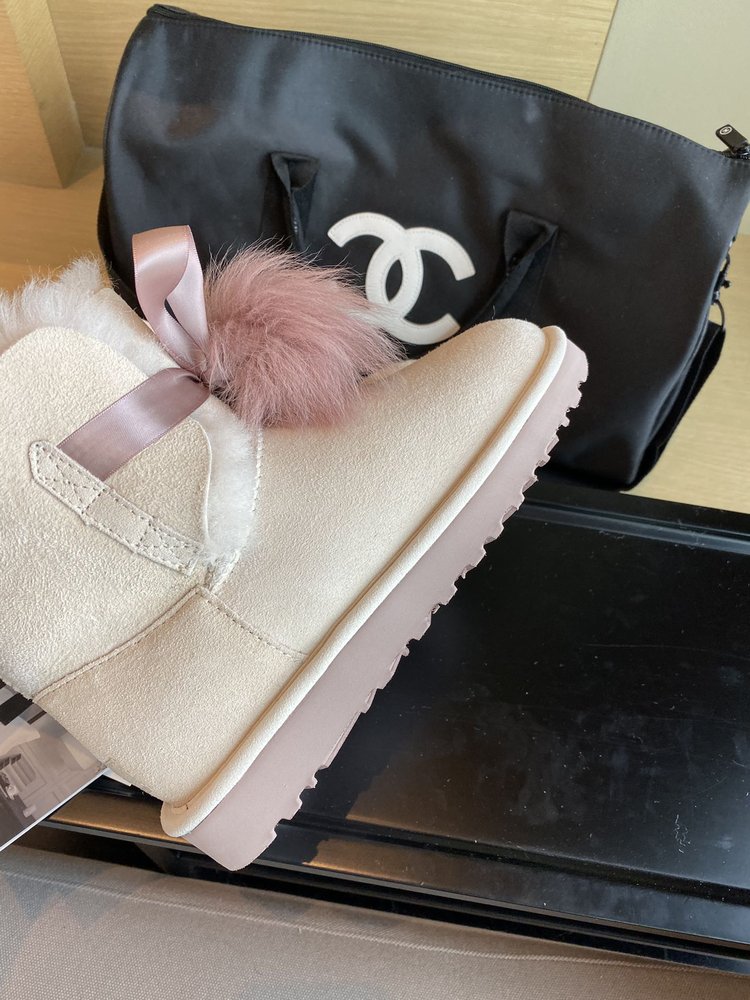 UGG 최고 버전 퍼 볼 부츠 001-286426