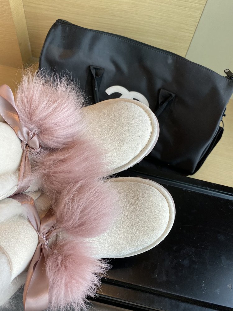 UGG 최고 버전 퍼 볼 부츠 001-286426