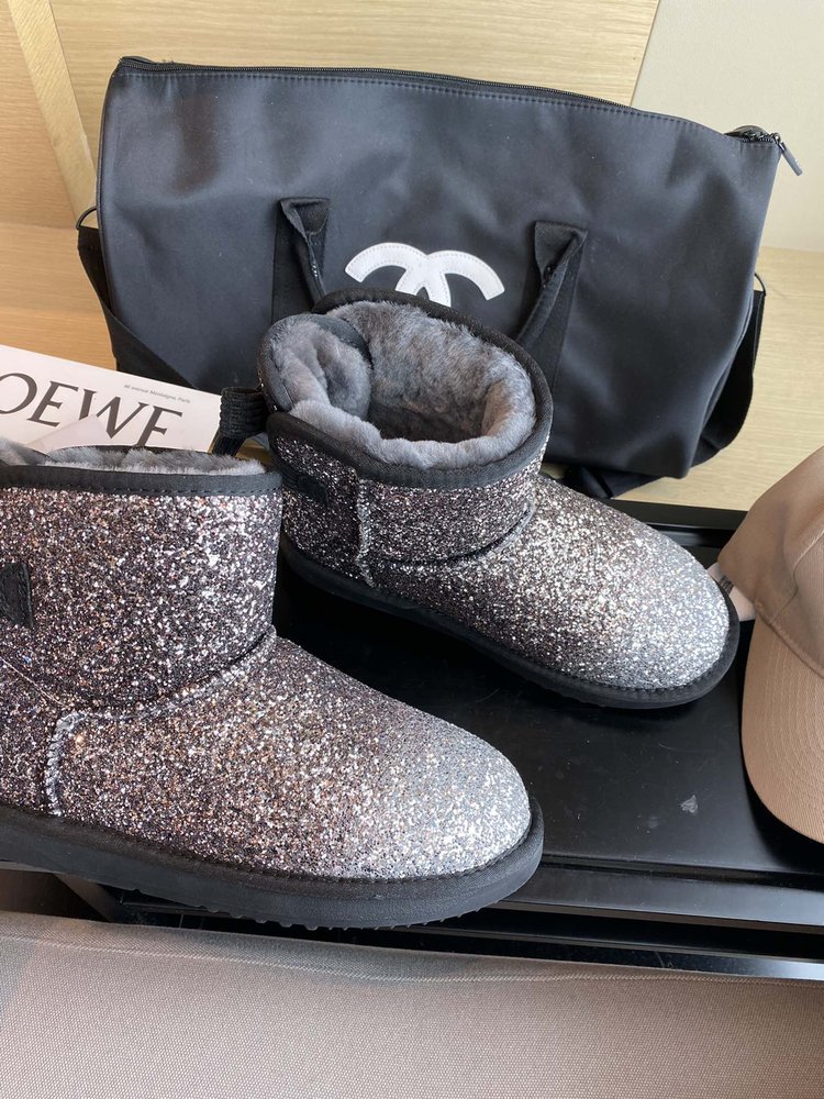 UGG 최고 버전 양모 가죽 일체형 여성 신발 001-286428