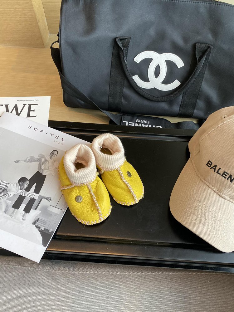 UGG 아기 진짜 양모 보온 신발 001-286431