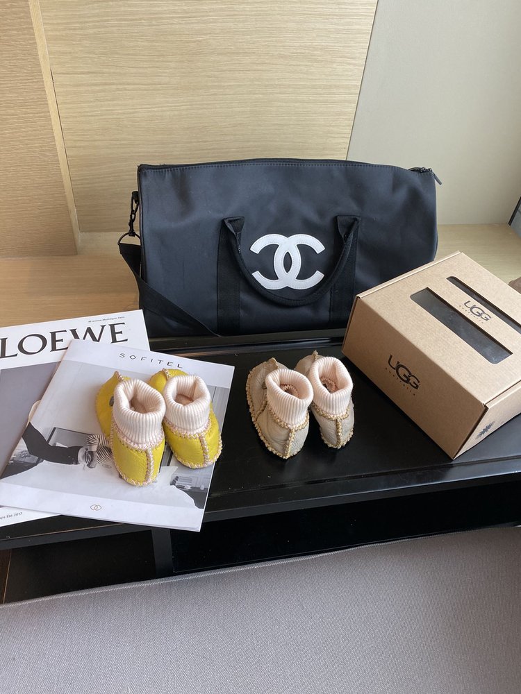 UGG 아기 진짜 양모 보온 신발 001-286431