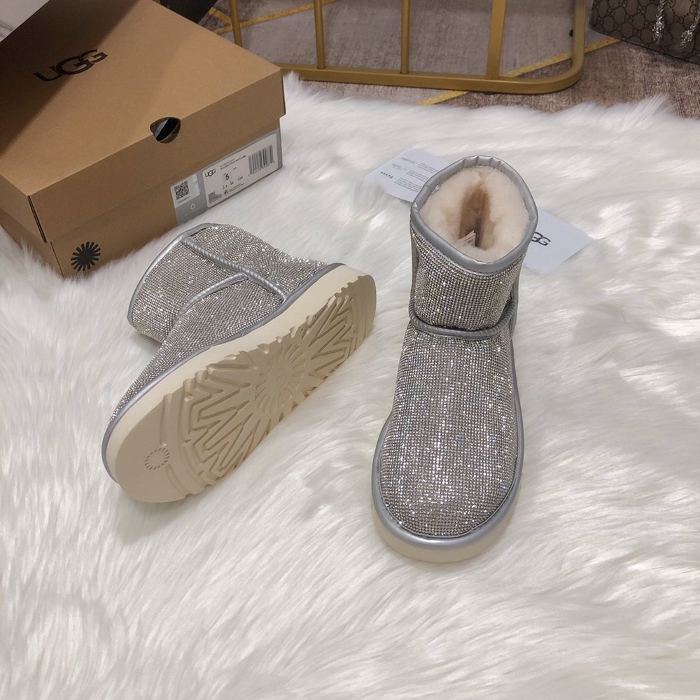 UGG 스와로브스키 풀 다이아몬드 스노우 부츠 001-286437