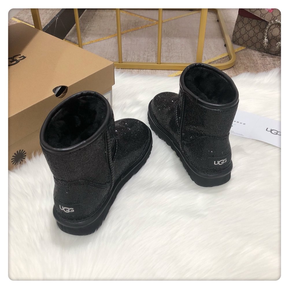 UGG 풀 다이아몬드 로우 부츠 001-286438