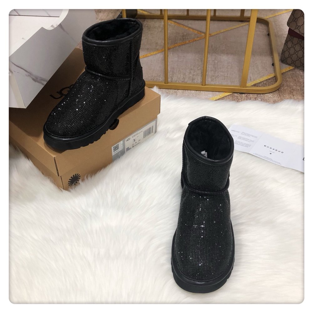 UGG 풀 다이아몬드 로우 부츠 001-286438
