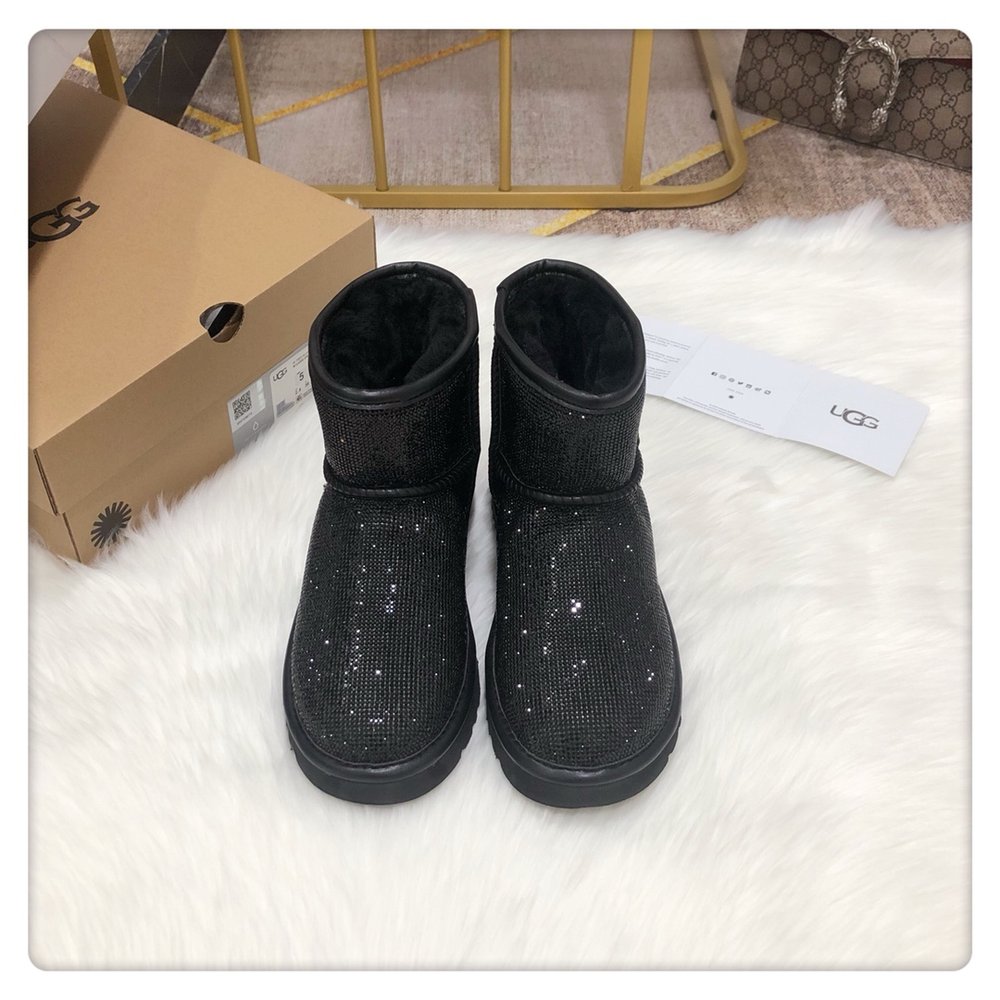 UGG 풀 다이아몬드 로우 부츠 001-286438