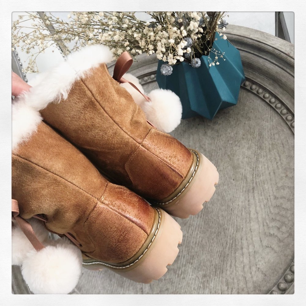 UGG 스타일 미니 마틴 부츠 001-286460