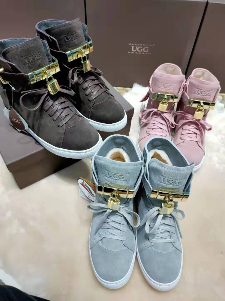ozwear UGG 소가죽 인솔 부츠 001-286473