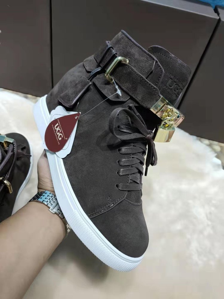 UGG 스웨이드 양털 내피 키높이 부츠 001-286474