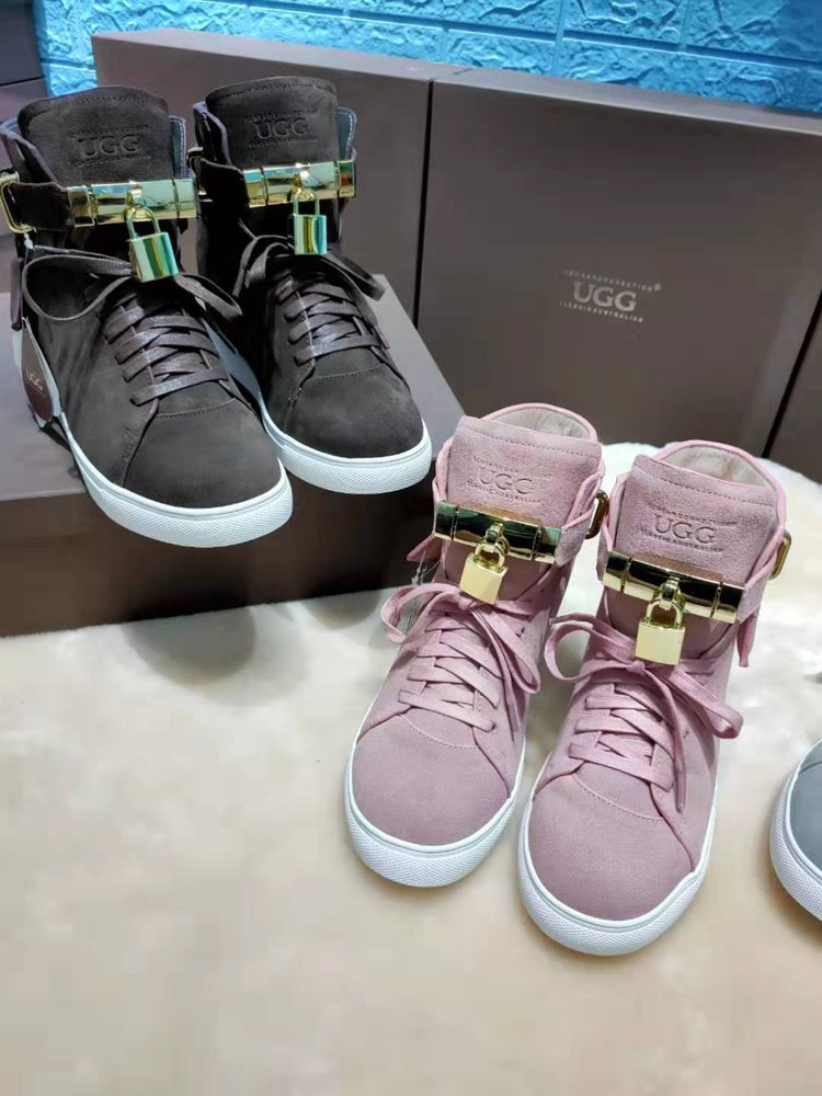 ozwear UGG 프리미엄 소가죽 내부 양털 부츠 001-286475
