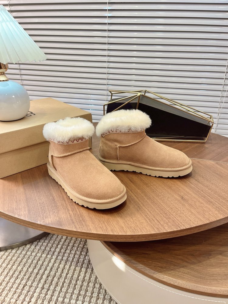 UGG 스웨이드 울 스노우 부츠 001-286484