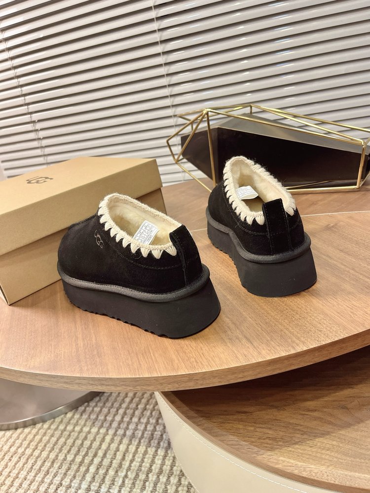 UGG Tazz 두꺼운 밑창 울 슬리퍼 001-286489