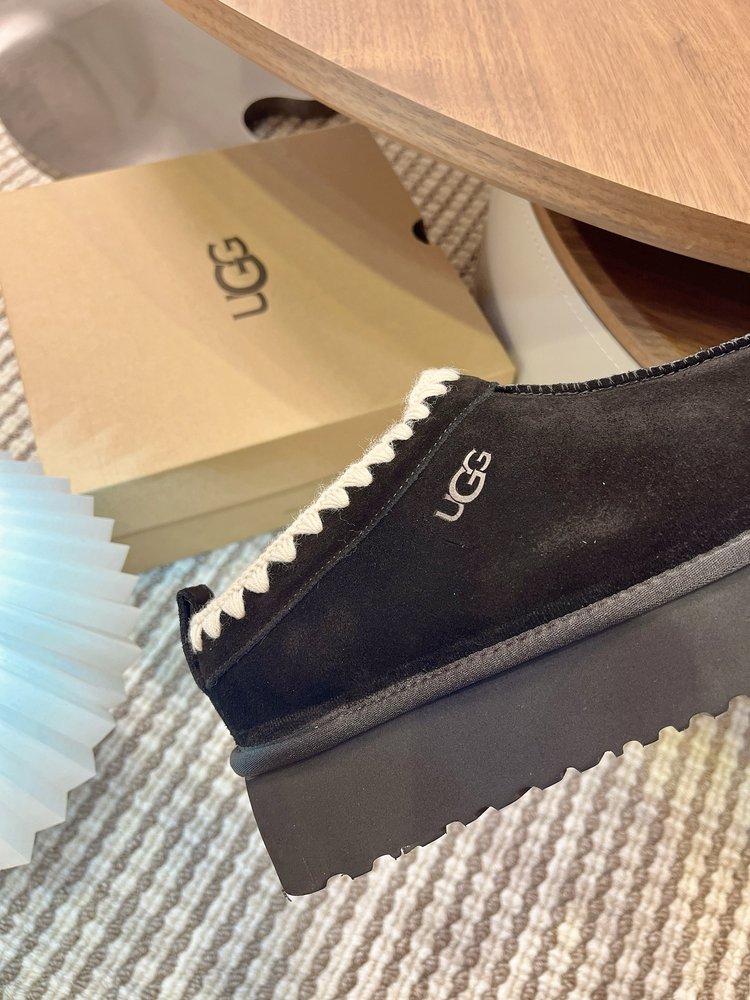 UGG Tazz 두꺼운 밑창 울 슬리퍼 001-286489