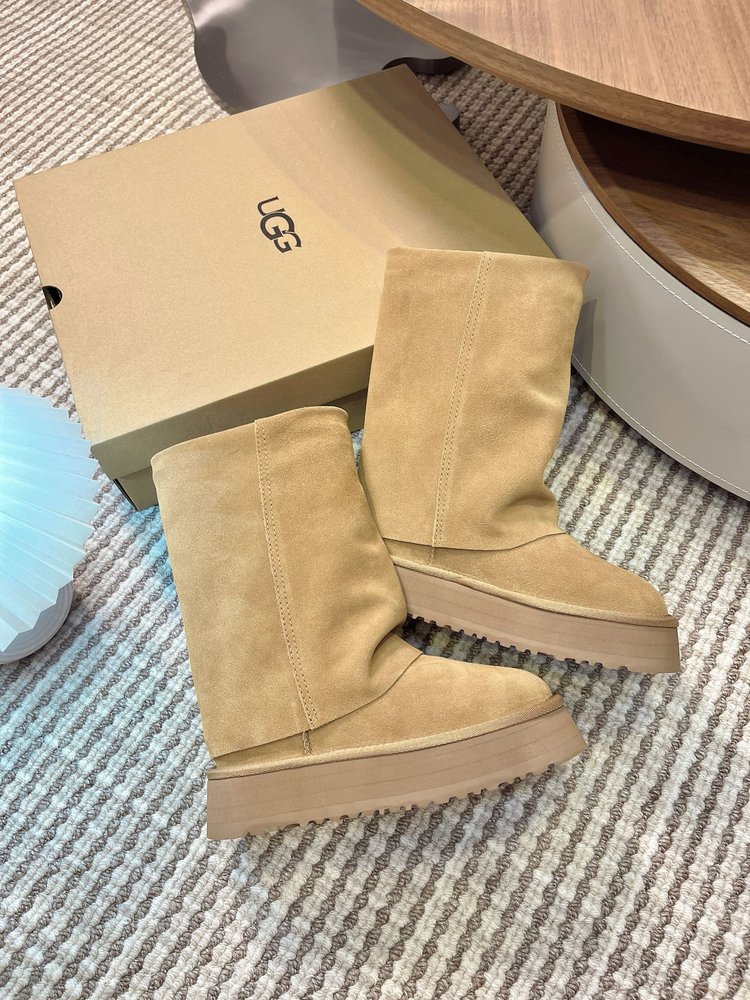 닝이줘 동일 모델 UGG 두꺼운 밑창 스노우부츠 001-286492