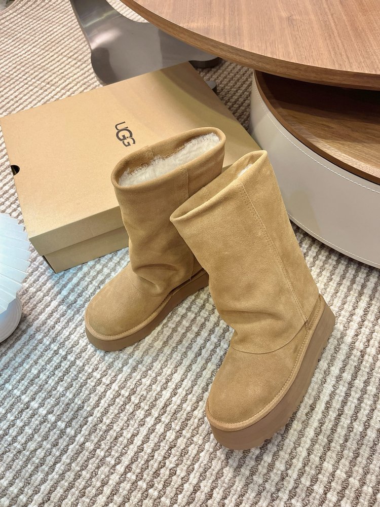 닝이줘 동일 모델 UGG 두꺼운 밑창 스노우부츠 001-286492