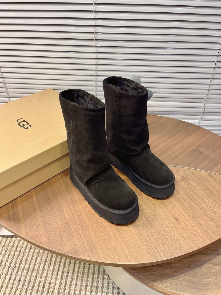 UGG 닝이줘 동계 두꺼운 밑창 스노우부츠 001-286493