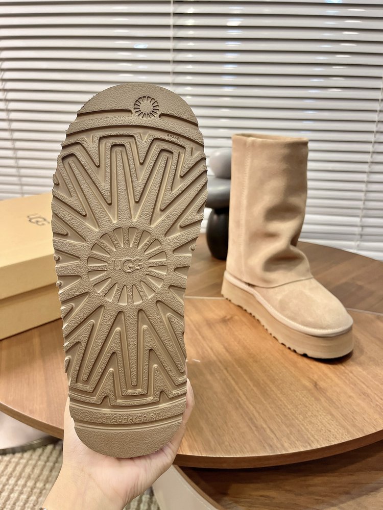UGG 닝이줘 동일 디자인 두꺼운 밑창 스노우 부츠 001-286494