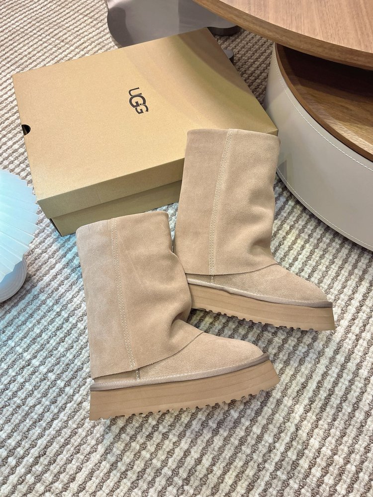 UGG 닝이줘 동일 디자인 두꺼운 밑창 스노우 부츠 001-286494
