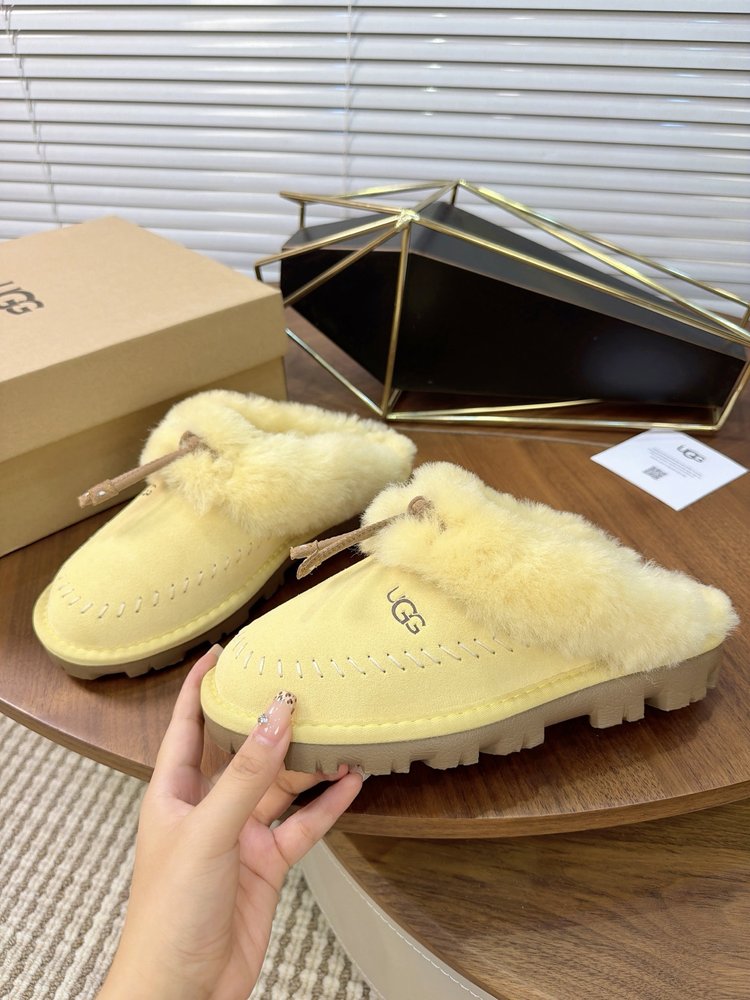코켓 스티치 퍼 슬리퍼 001-286498