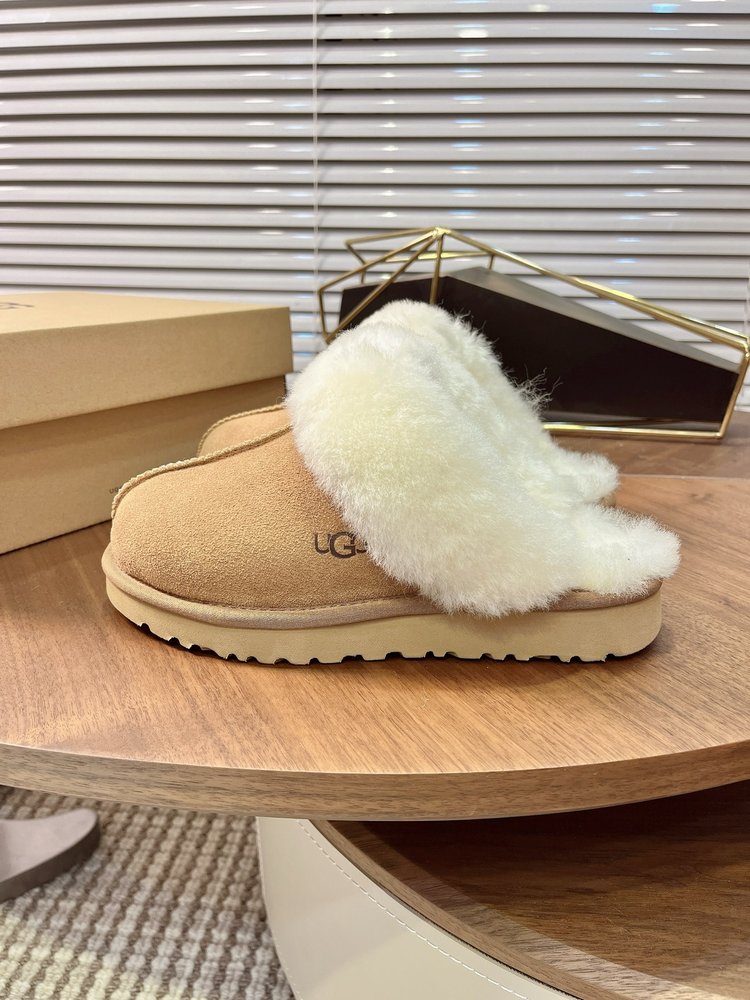 UGG 가을 얇은 바닥 털 슬리퍼 001-286512