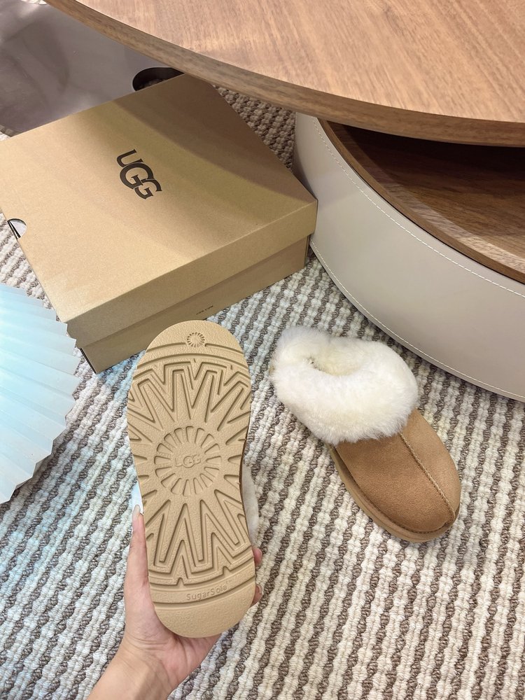 UGG 가을 얇은 바닥 털 슬리퍼 001-286512