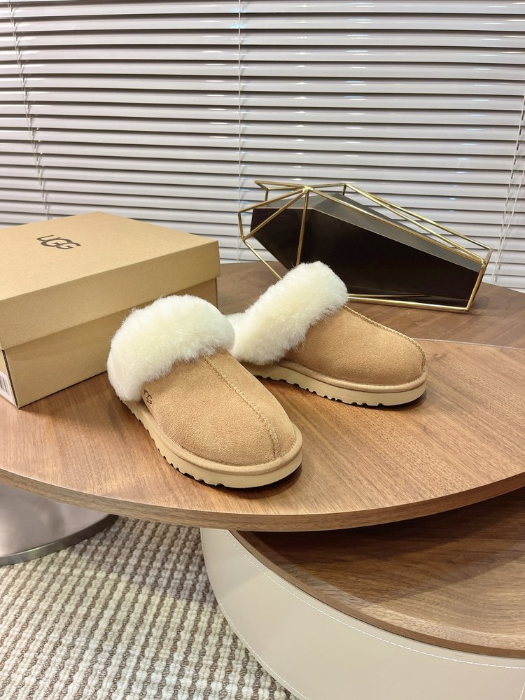 UGG 가을 얇은 바닥 털 슬리퍼 001-286512