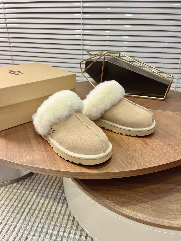 UGG 가을 슬림 밑창 퍼 슬리퍼 001-286514