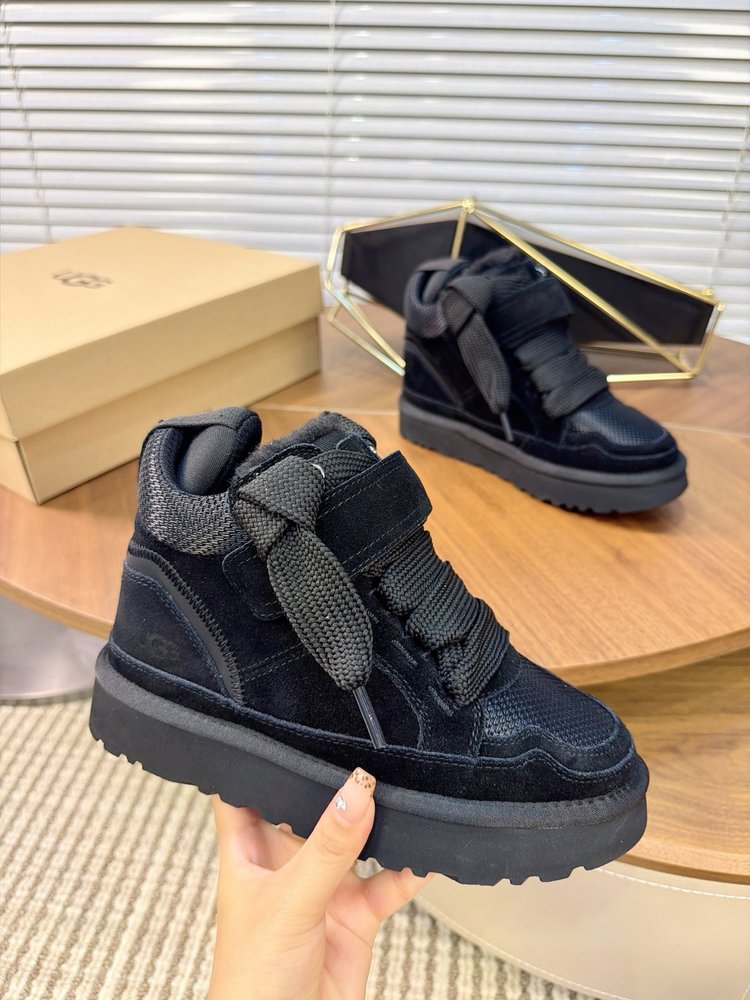 Ugg 메르 굽 하이탑 울 캐주얼 신발 001-286538