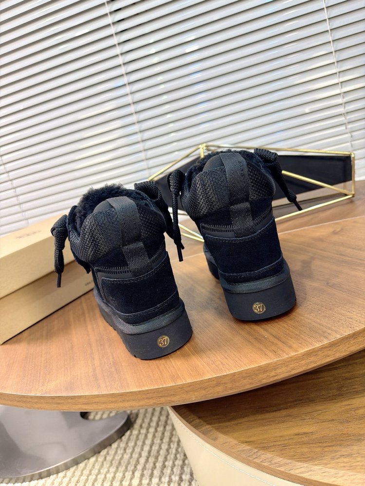 Ugg 메르 굽 하이탑 울 캐주얼 신발 001-286538