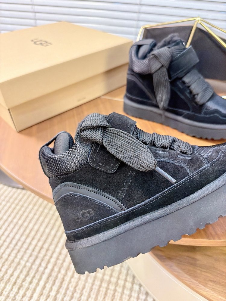 Ugg 메르 굽 하이탑 울 캐주얼 신발 001-286538