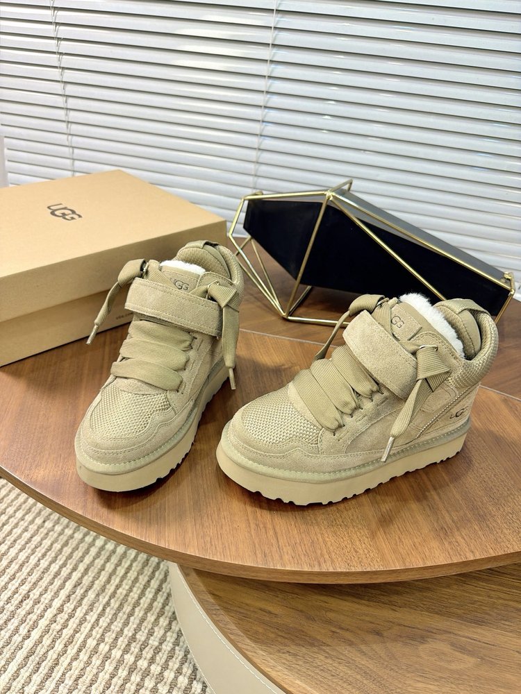 UGG 여성 메이얼 힐 하이탑 울 캐주얼 신발 001-286540