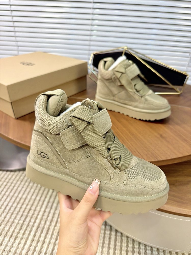 UGG 여성 메이얼 힐 하이탑 울 캐주얼 신발 001-286540
