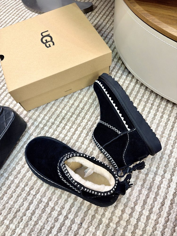 UGG 자수 민속풍 프린지 스노우부츠 001-286541