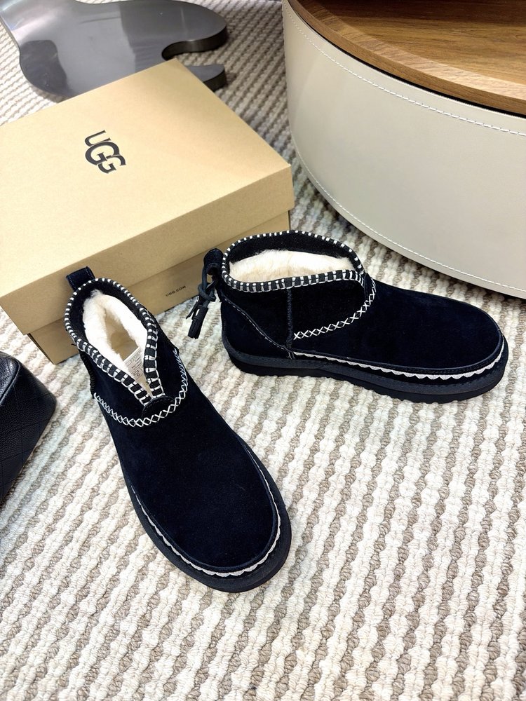 UGG 자수 민속풍 프린지 스노우부츠 001-286541