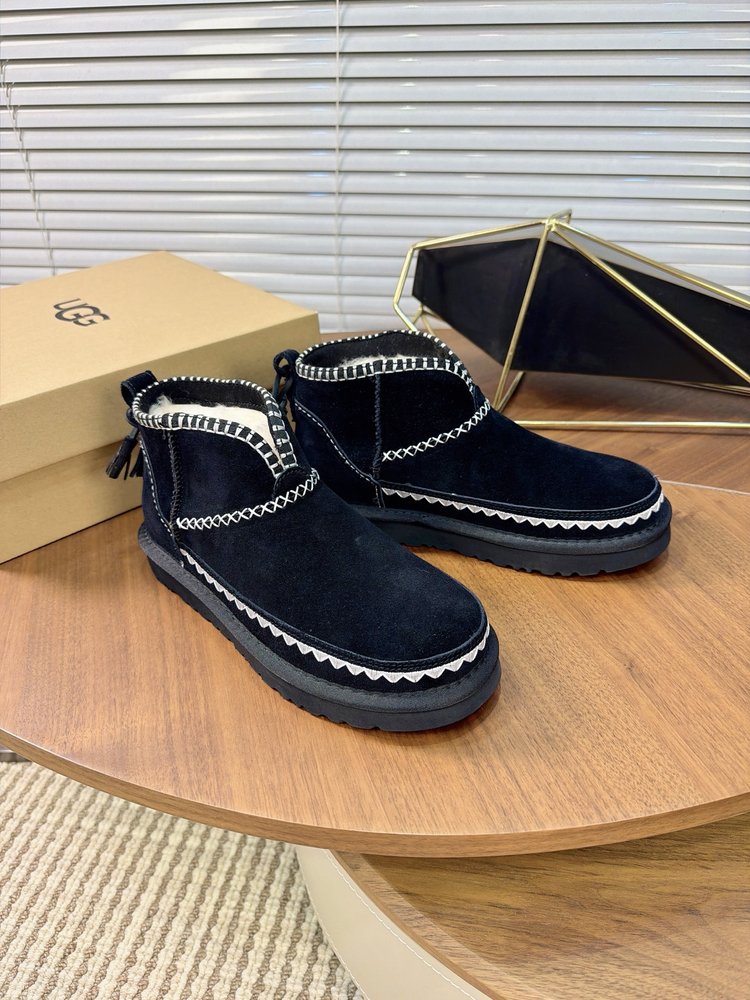 UGG 자수 민속풍 프린지 스노우부츠 001-286541