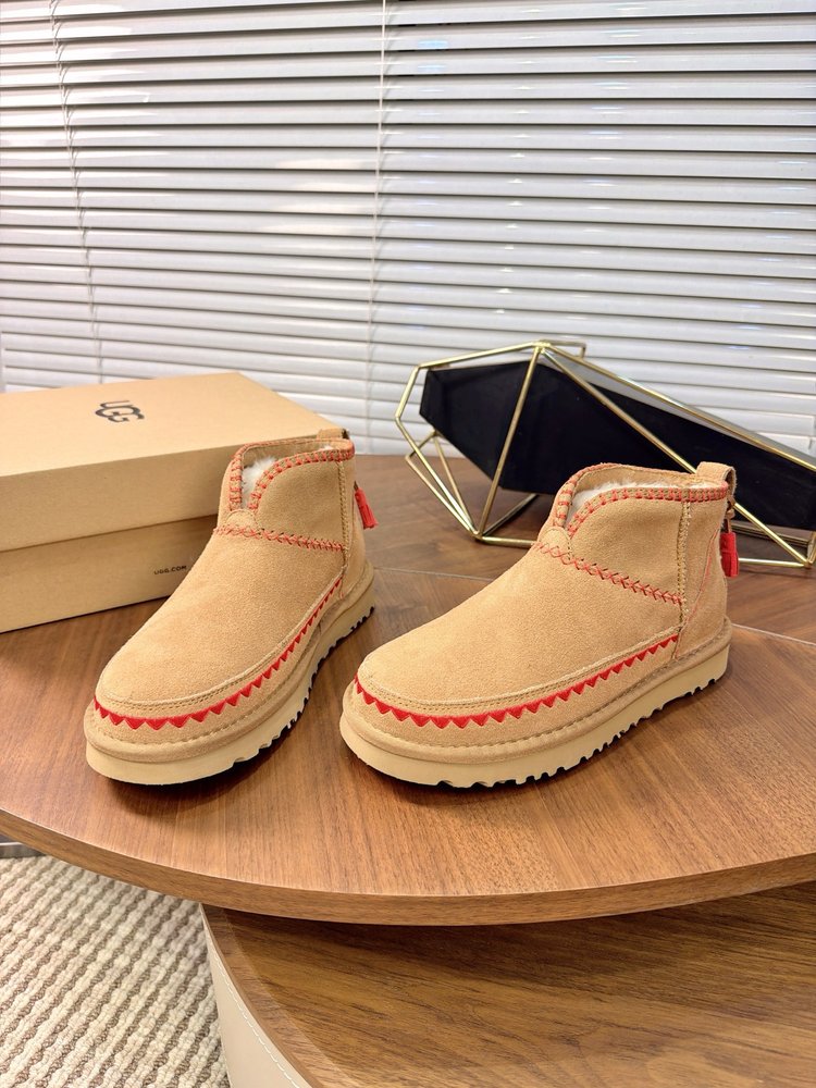 UGG 자수 민속풍 프린지 스노우부츠 001-286542