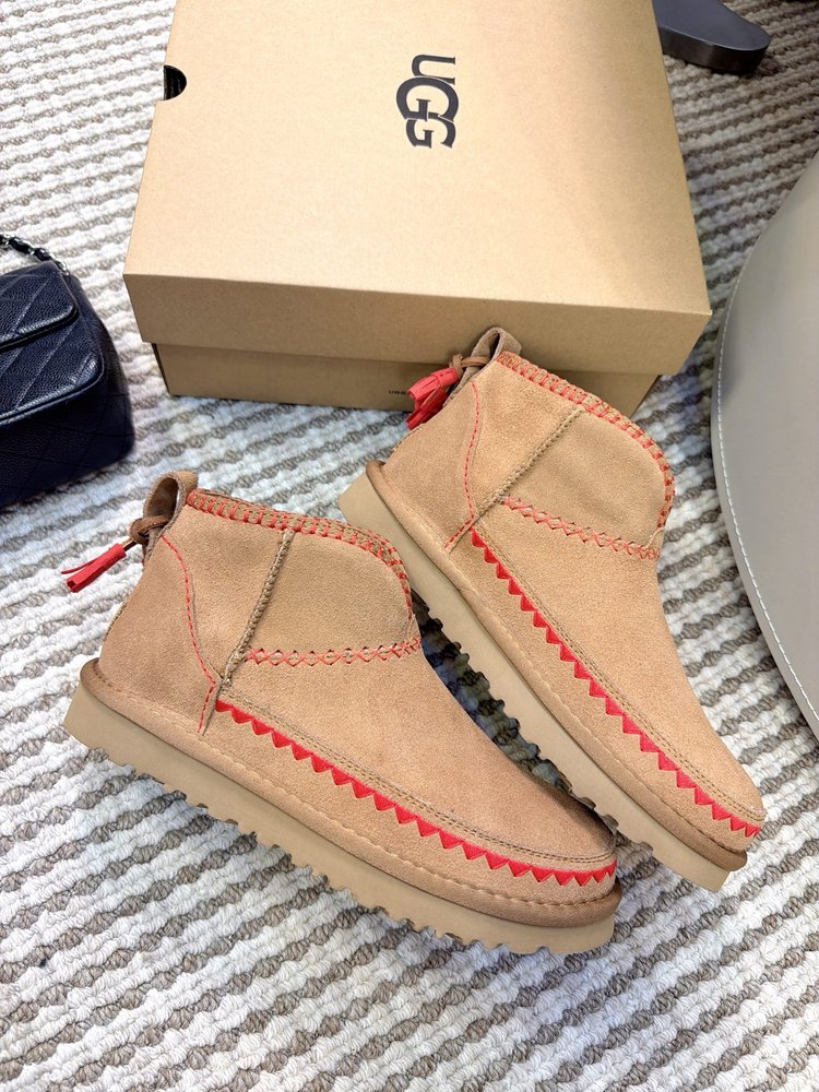 UGG 자수 민속풍 프린지 스노우부츠 001-286542