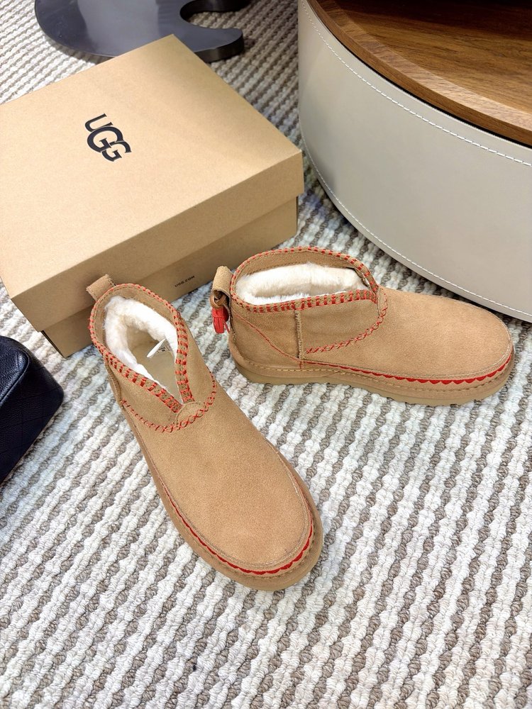 UGG 자수 민속풍 프린지 스노우부츠 001-286542
