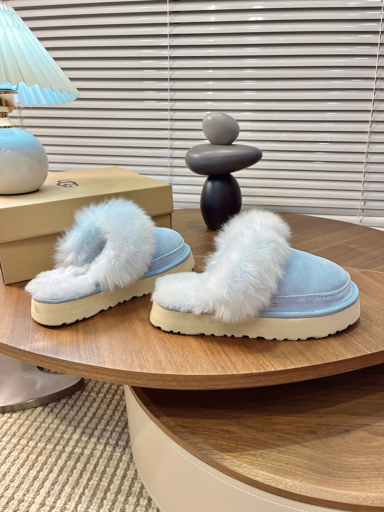 UGG 티츠쿠트 여성 레저 퍼 슬리퍼 001-286550