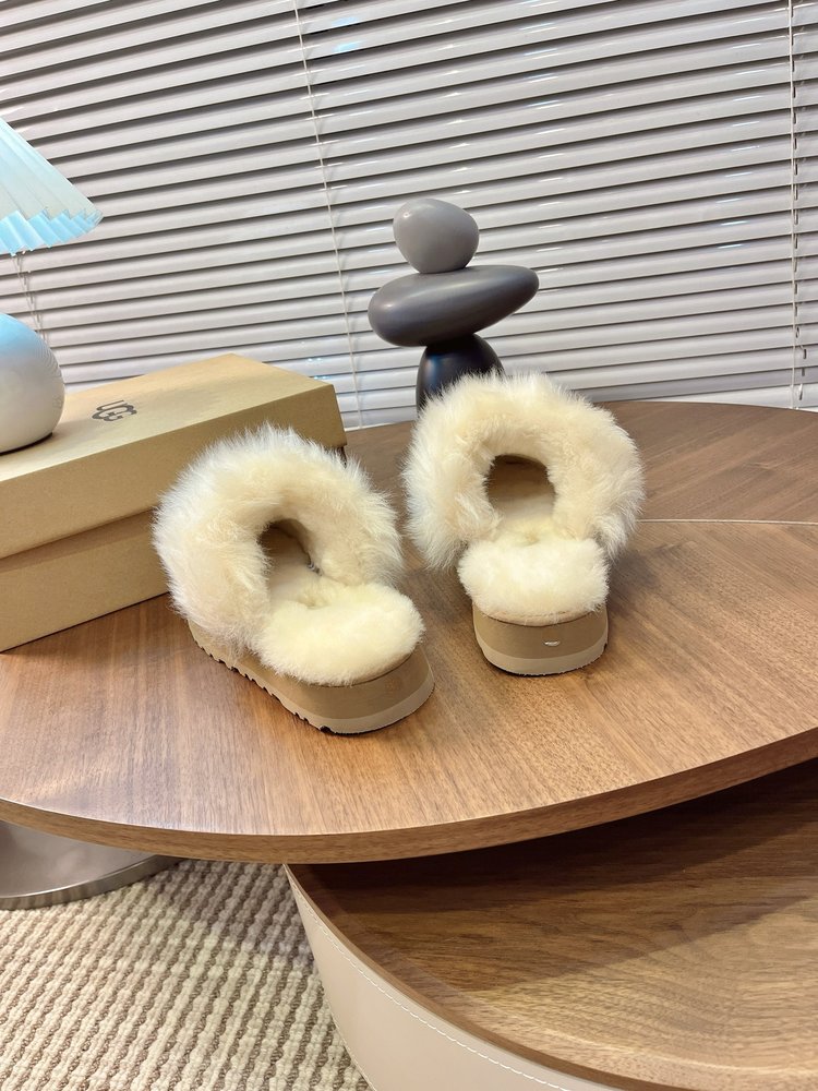 UGG 티츠쿠트 여성 털 슬리퍼 001-286563
