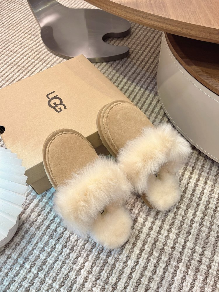 UGG 티츠쿠트 여성 털 슬리퍼 001-286563