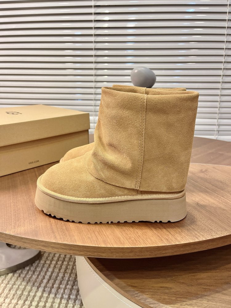 UGG 닝이줘 동상 두꺼운 바닥 스노우부츠 001-286569