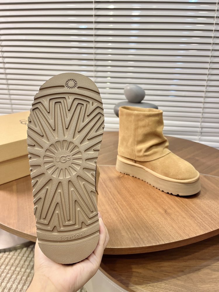 UGG 닝이줘 동상 두꺼운 바닥 스노우부츠 001-286569