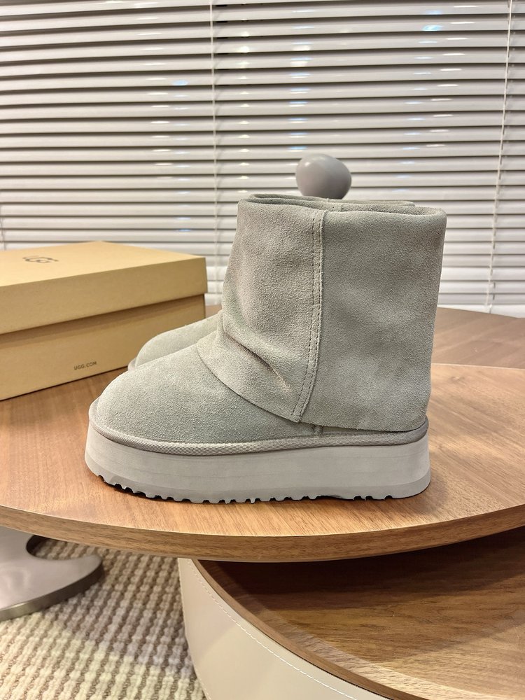 닝이줘 동일 UGG 두꺼운 밑창 스노우 부츠 001-286572