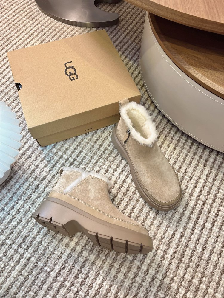 UGG 지퍼 방한 부츠 여성 양털 부츠 001-286575