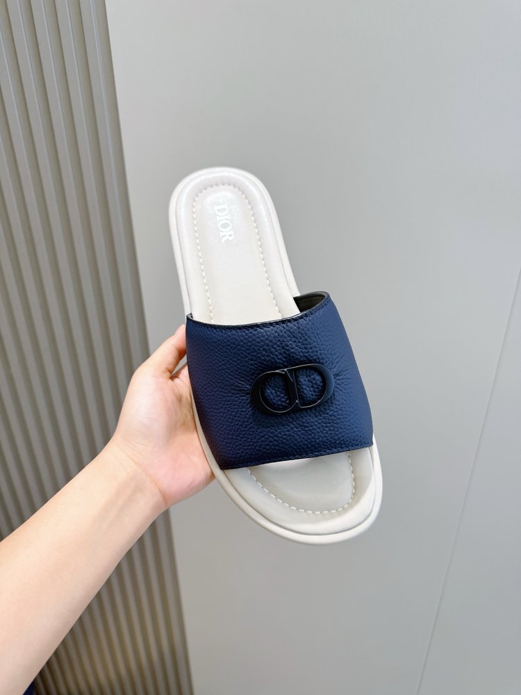 디올 알리아스 남성 송아지가죽 슬리퍼 001-286654