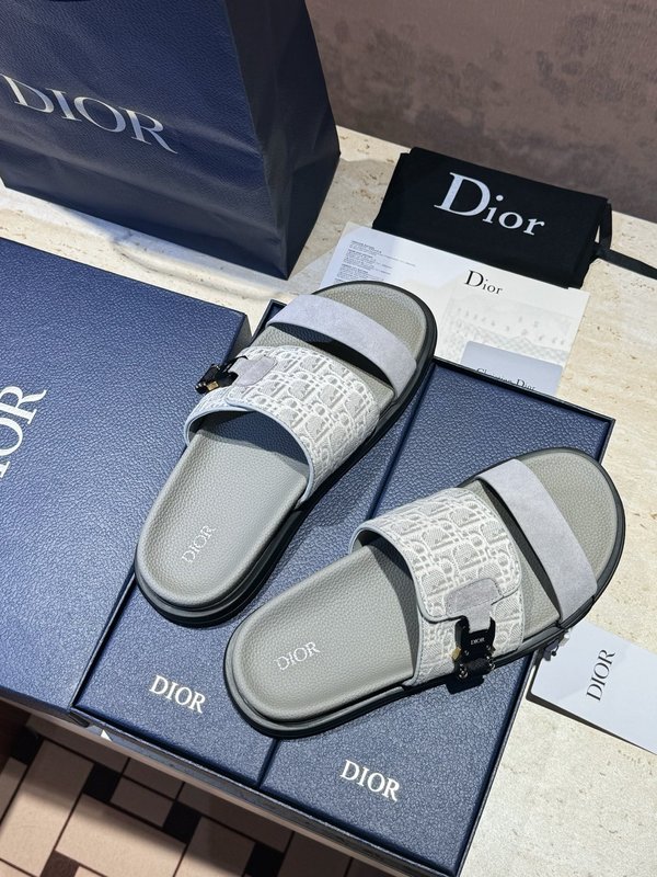 디올 알리아스 남성 송아지가죽 슬리퍼 001-286703