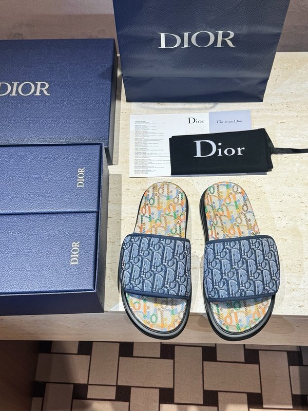 디올 남성 아쿠아 슬리퍼 샌들 001-286709