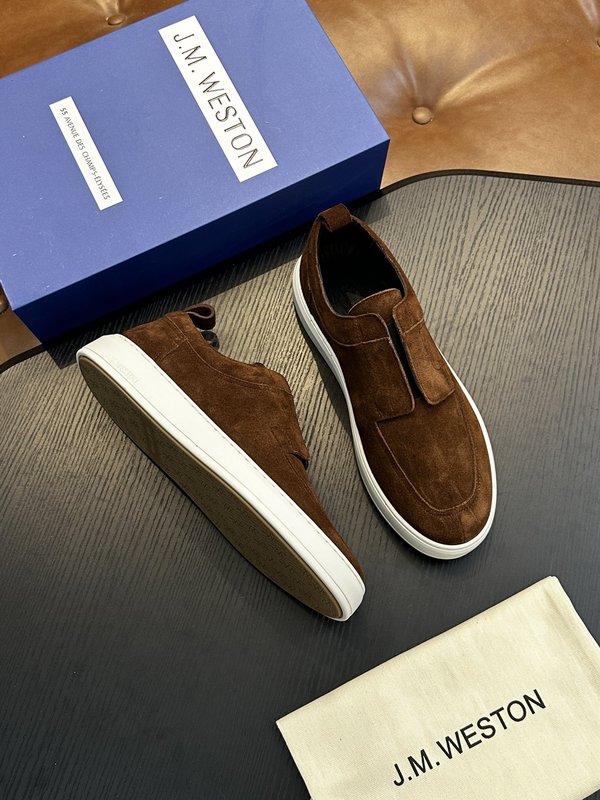 J.M. Weston 클래식 남성 레이스업 캐주얼 운동 001-286724