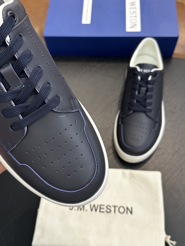 J.M.Weston 남성용 레이스업 캐주얼 운동화 001-286731