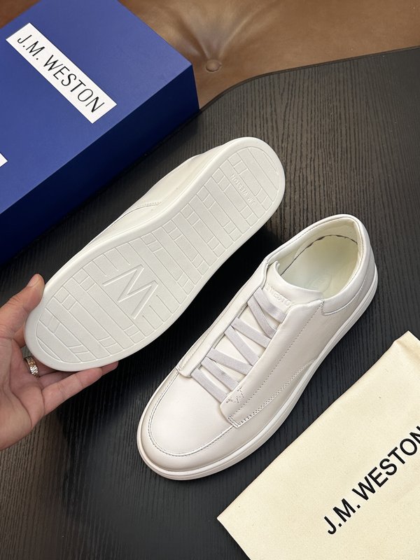 J.M. Weston 클래식 남성 레이스업 운동화 001-286740